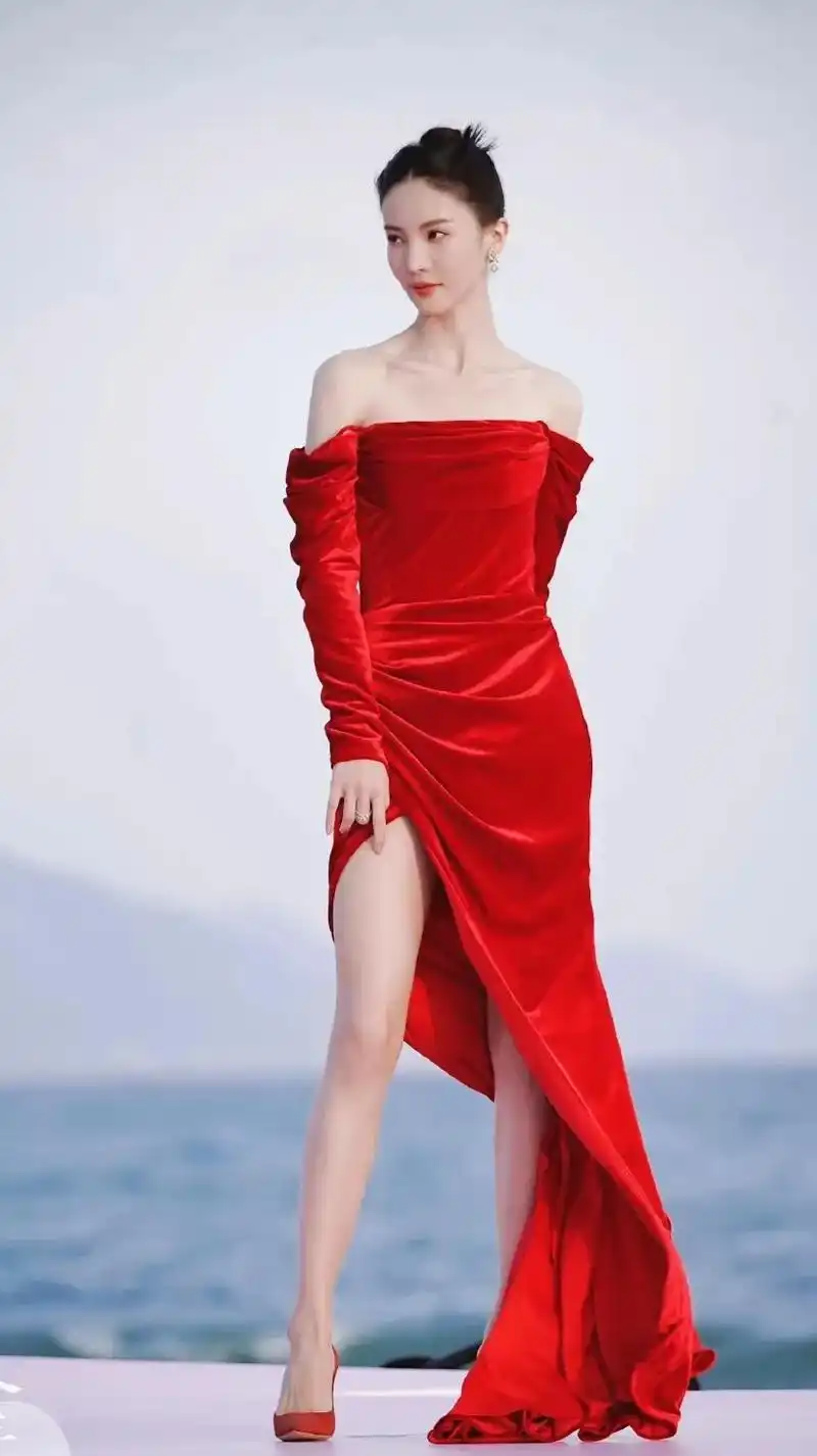 女星红裙合集金晨杨幂关晓彤