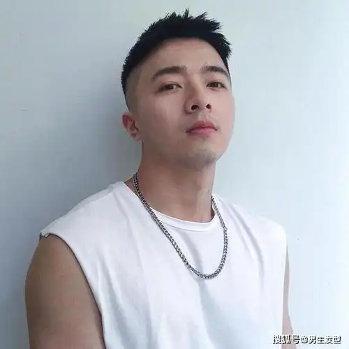 第1款:两边剃光 小飞机头发型