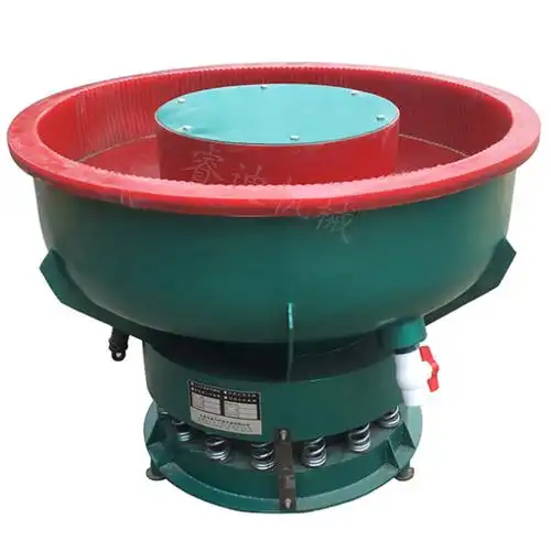 弯口震动抛光机鹅卵石震动研磨抛光机300l振动抛光机价格