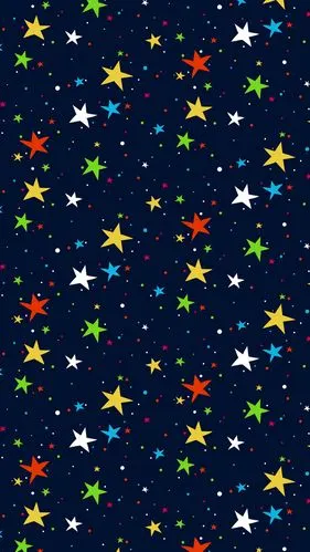 彩色星星底纹h5背景