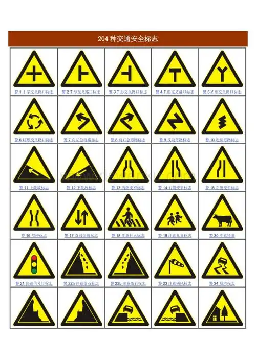 204种交通安全标志.doc