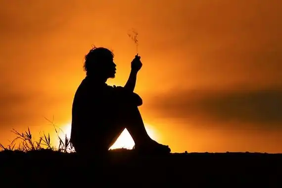 创意摄影黄昏下的人物故事2