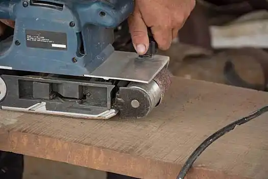 工作,电,木头,打磨机