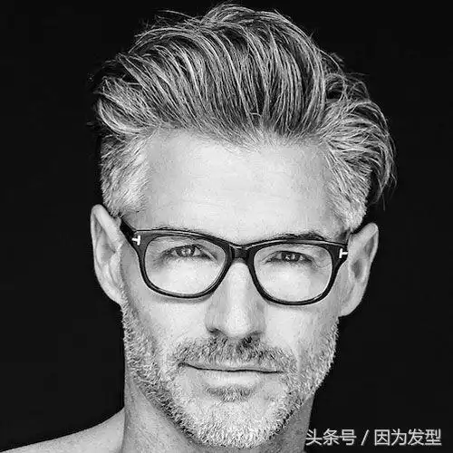 老男人的最佳发型 越老越有范
