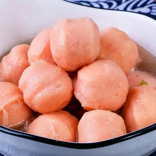 冷冻鲜虾丸500g袋火锅食材