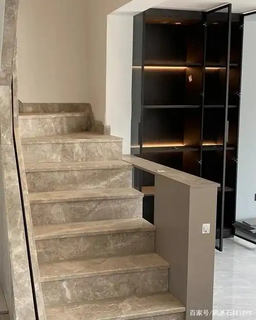 盘点近年流行的"网红"大理石楼梯石材~喜欢的直接照搬