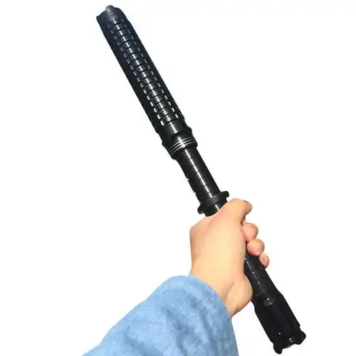 x10强光巡逻电击手电筒 户外求生手电