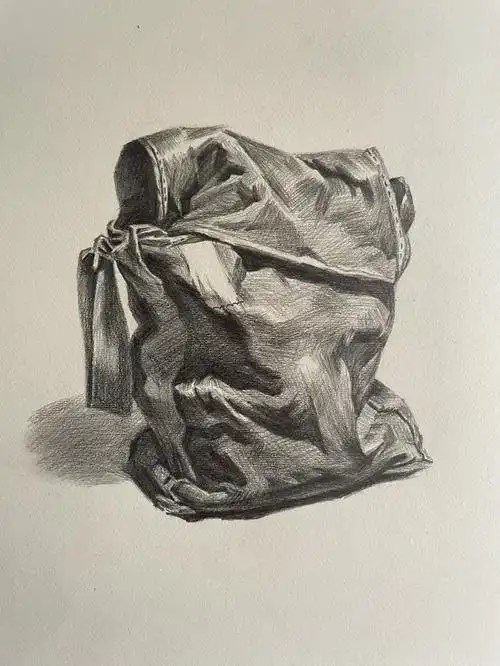背包素描分解步骤图