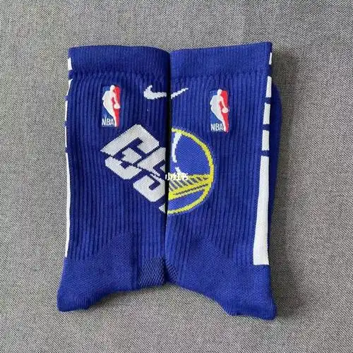 勇士蓝篮球袜