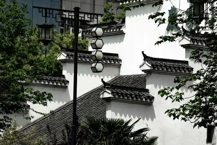 白墙黛瓦马头墙南京老门东