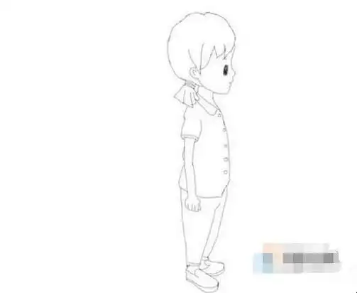 侧面人物简笔画怎么画