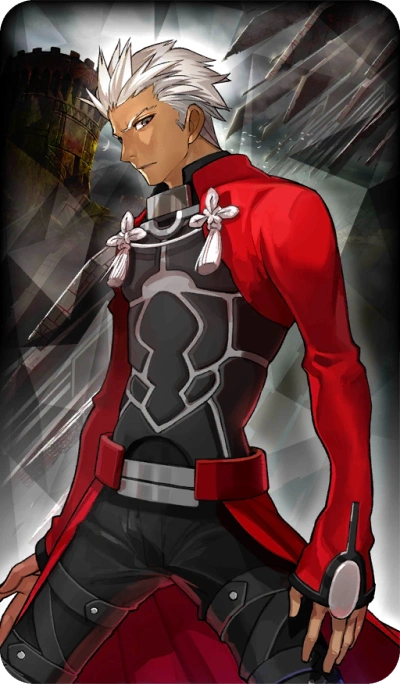 卡面人物:英灵卫宫,无铭.★图源fate/grand order中文wiki主题攻略站.