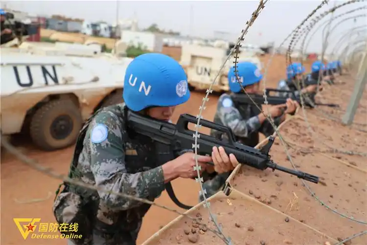 走近维和的中国蓝盔官兵