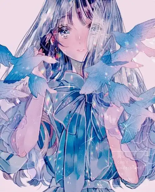 超梦幻风格的二次元少女壁纸