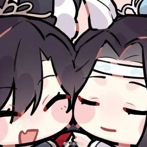 魔道祖师超话画了套表情包!#魔道祖师忘羡