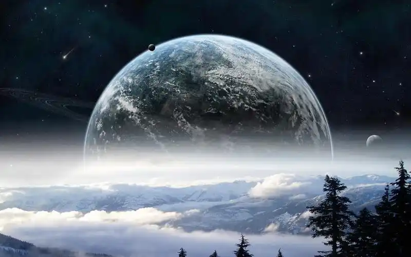 首页 桌面壁纸 设计创意 创意月球图片高清电脑壁纸第一辑