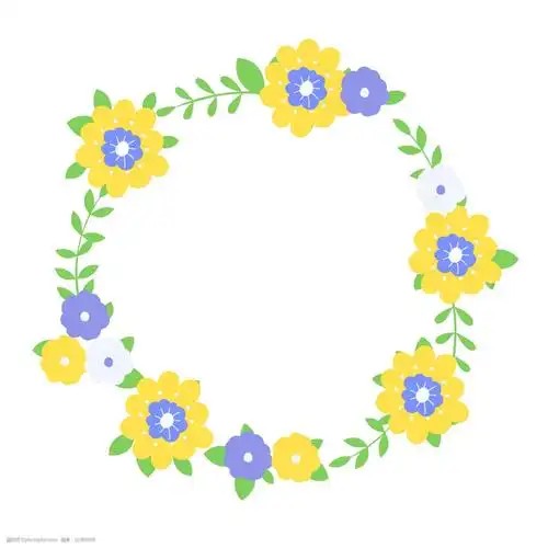 小清新花边花框矢量素材 小清新花边花框矢量 花鸟 植物 花边框 唯美