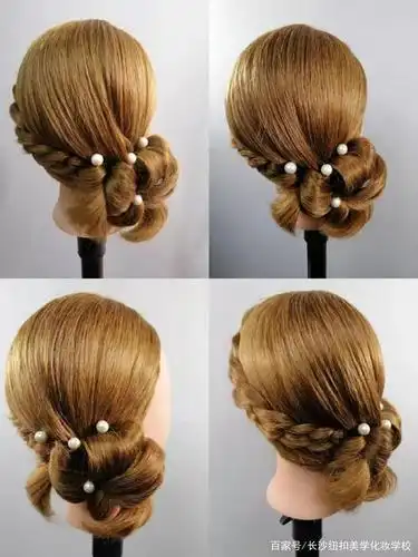 韩式发型盘发编发14种,简单又好看,端庄大气!