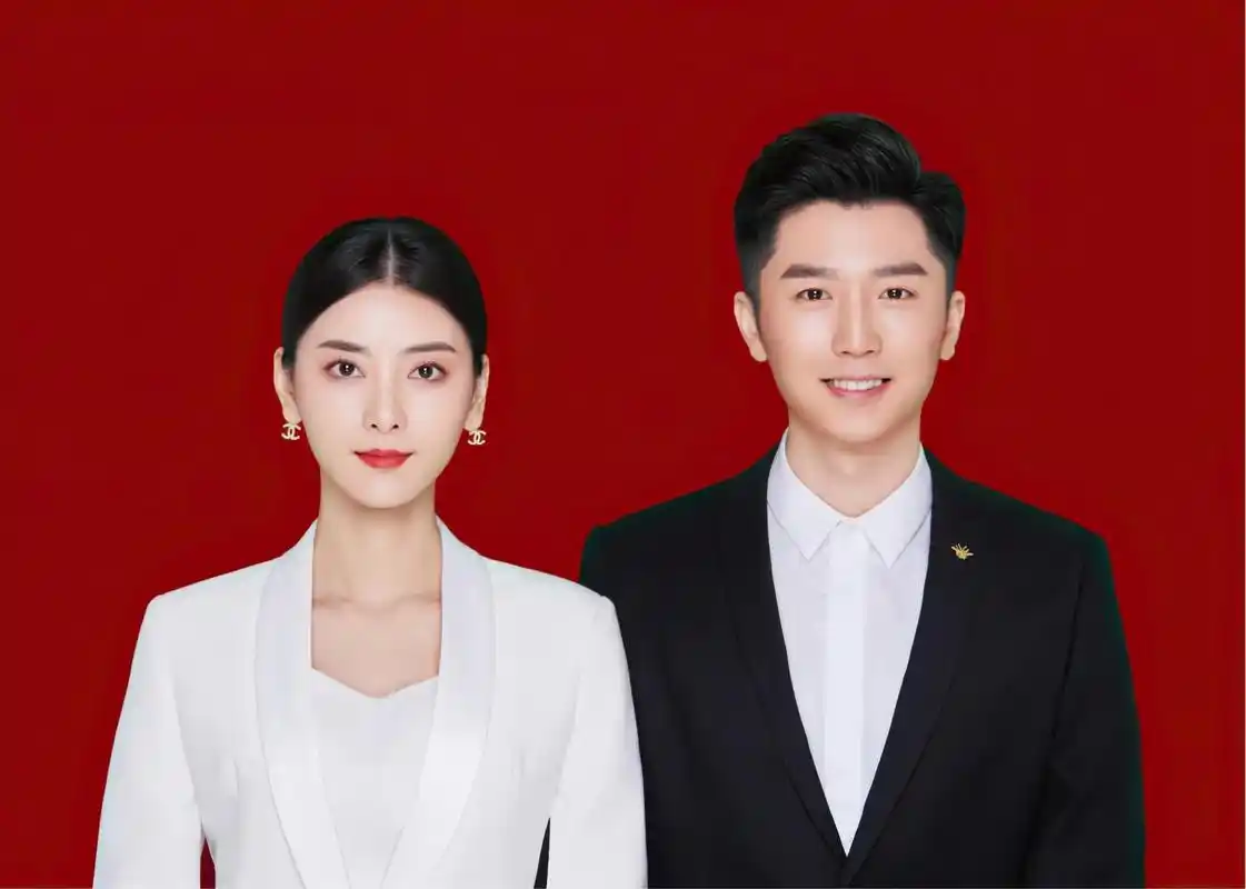 9.最美结婚登记照 结婚登记照修图, - 抖音