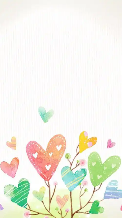 简约插画清新唯美手机壁纸