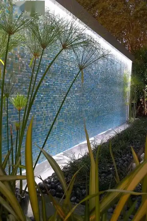 分享| 创意水景墙,就一个字"美"!