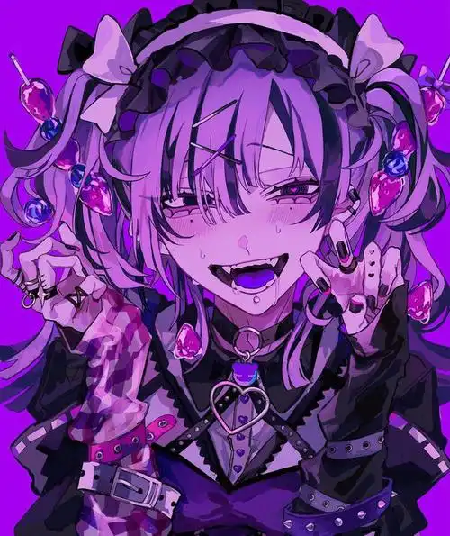 堪称教科书式惊悚病娇风格的人物插画辨识度非常高