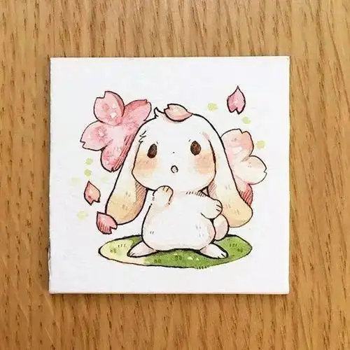 小林简笔画可爱萌萌兔子女孩 简笔画图片大全-蒲城教育文学网