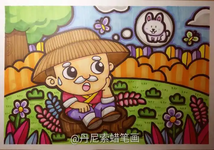 素材  #儿童简笔画  #丹尼索简笔画  #丹尼索儿童画