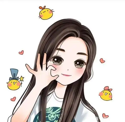 萌萌大眼手绘头像超可爱个人专属卡通形象