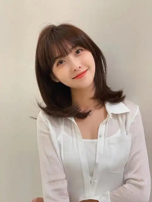 剪到什么长度更适合,中长发图片,发型图片