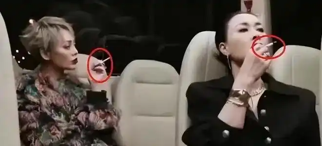 angelababy室内抽烟被偷拍:被拍时一无所知,但不影响她的颜值|杨颖