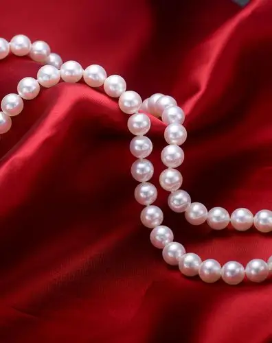 纯爱系 14k金正圆akoya7-7.5海水珍珠项链(赠证书)