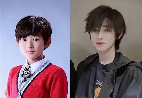 宋亚轩晒小时候照片