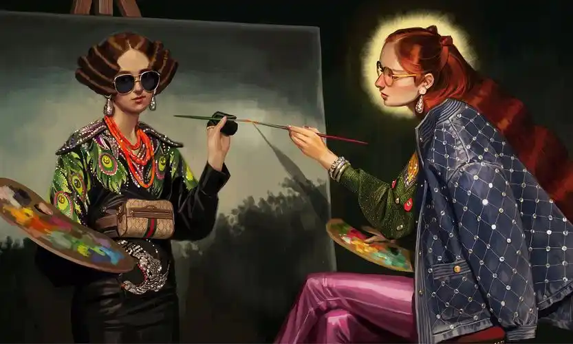 分明就是高清壁纸集!gucci 2018春夏乌托邦式广告大片简直美翻了!