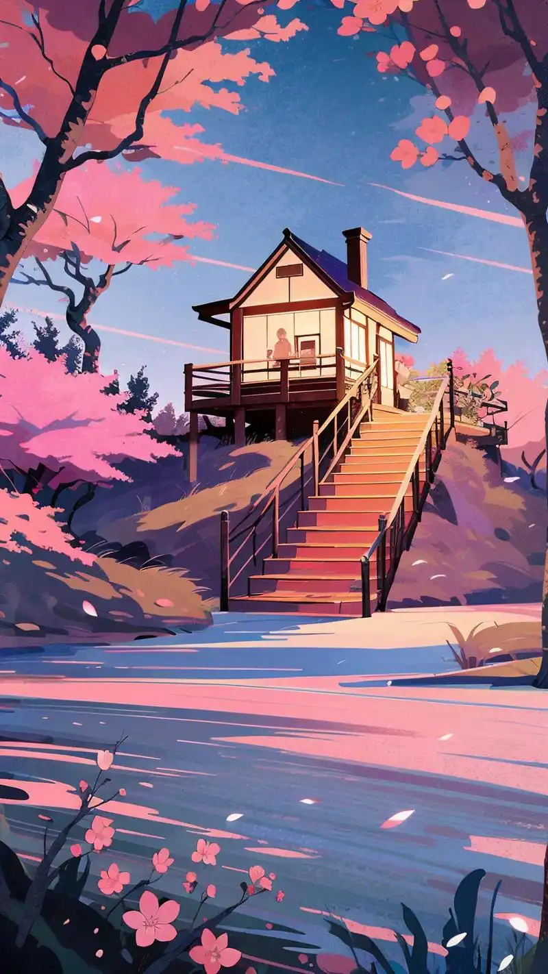 🌸樱花盛开!高清可爱风手机壁纸