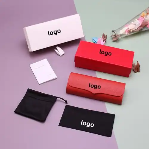 现货供应卡迪大牌光学眼镜盒套装 光学近视平光镜盒 天地盖包装盒