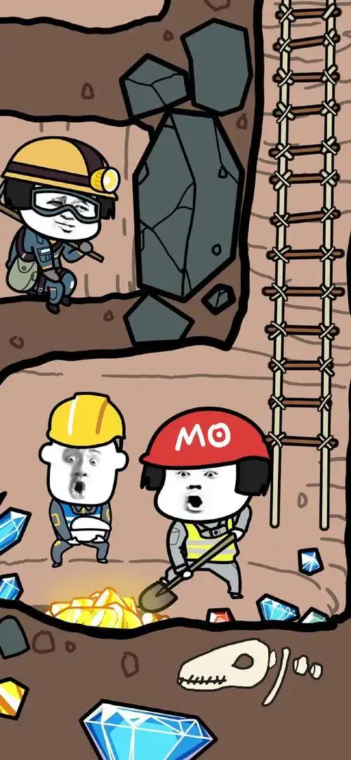 锁屏壁纸 可爱蘑菇头表情包搞怪壁纸 高清壁纸无水印