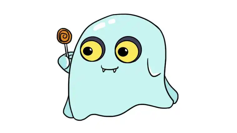 1,首先画出万圣节小鬼的轮廓.