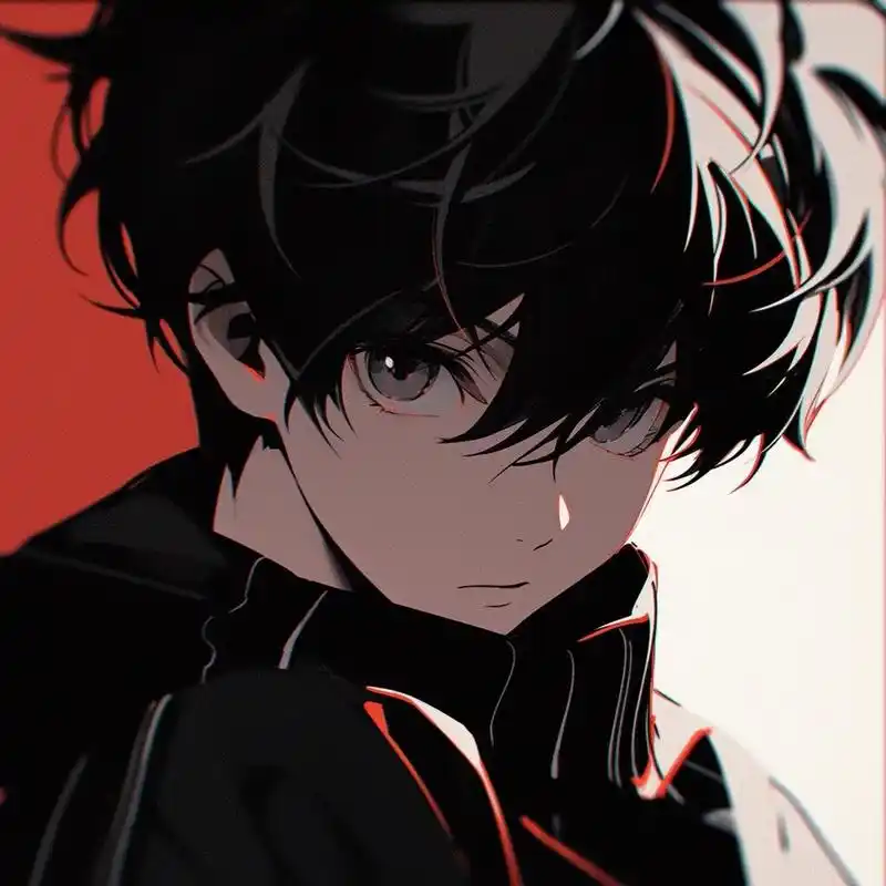 高冷帅气动漫男头