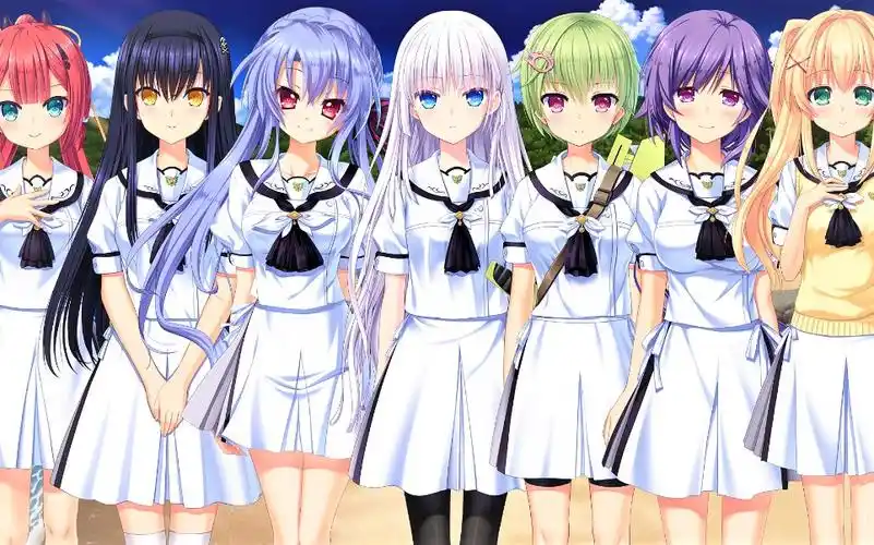 做一张老婆们的合影当桌面