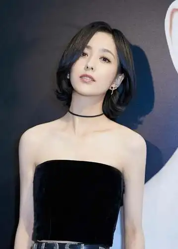 佟丽娅金色短发叫什么名字_发型图片