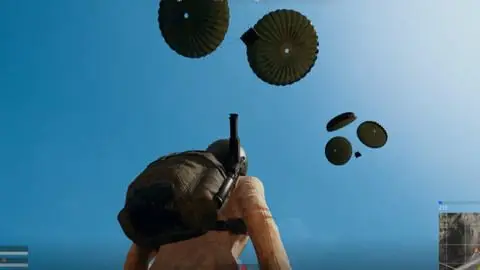 小橙子姐姐绝地求生搞笑:三个信号枪发射神奇的事情发生了