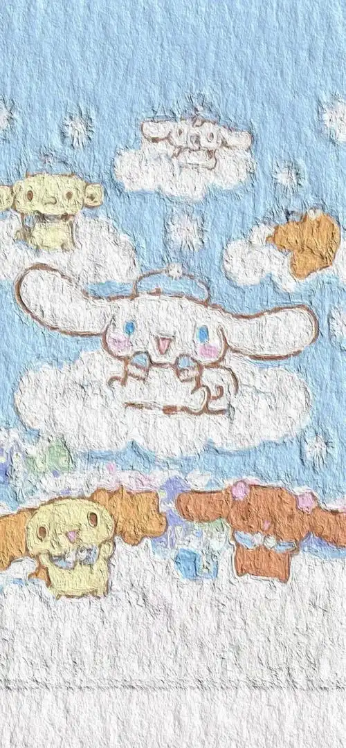 自制油画风ins可爱壁纸 手机壁纸 聊天背景 拿图点赞