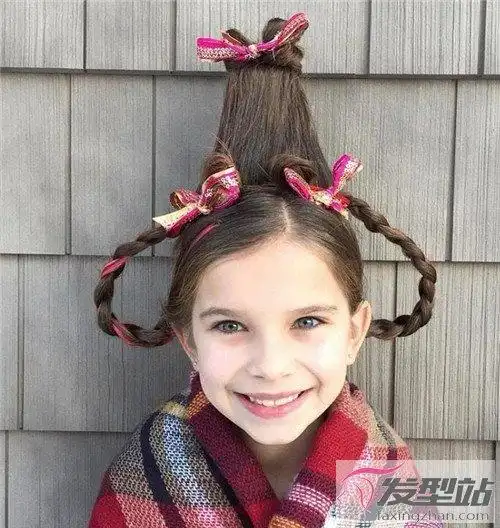 5-8岁儿童发型怎么扎好看 华丽变身漂亮小公主_发型站_最新流行发型