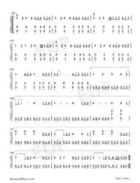 钢琴谱:wonderful u-简单版-瞬间就沦陷的抖音热歌