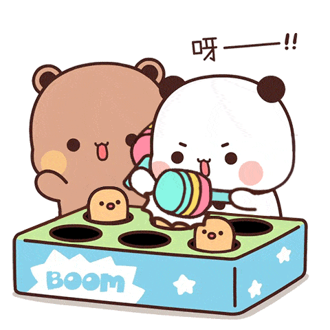 熊猫一二表情包袋鼠摇