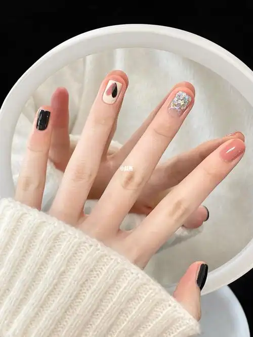 简约ins风youtao指甲油s24纯黑 s7白桃乌龙 s03奶酪布丁 y15一滴泪