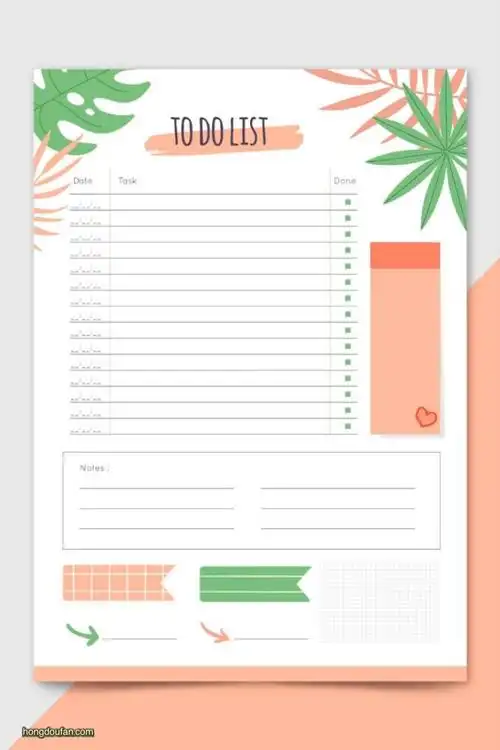 h_todolist29标签a4可打印,plan,to do list,weekly plan,作文封面,周