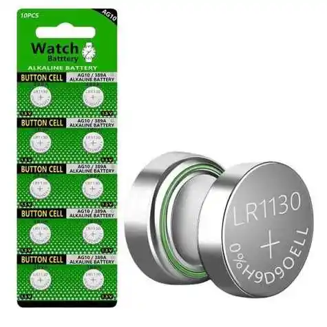百亿补贴:lr1130 纽扣电池【10颗装】 lr1130 ag10 l1131通用电子钥匙