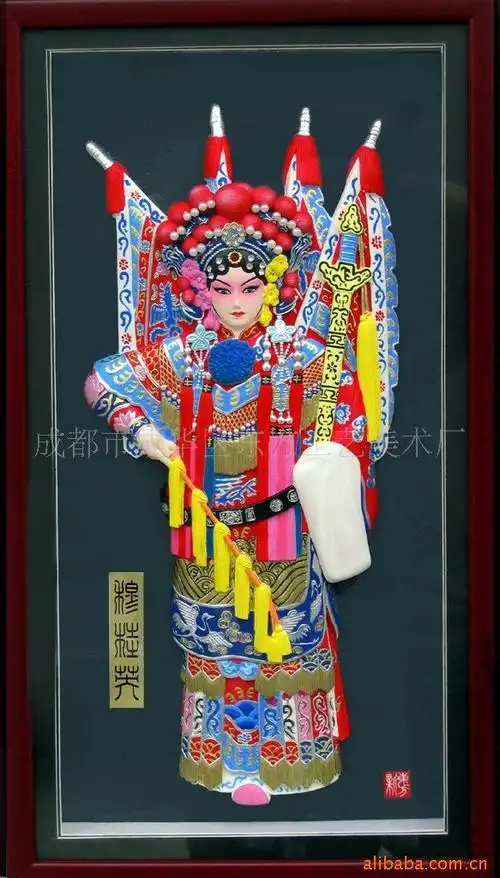 创意礼品商务礼品国粹脸谱杨门女将穆桂英新奇特会议礼品